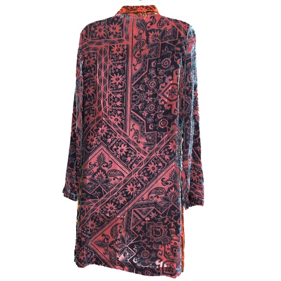 JOHNNY WAS ⚜ WOMEN'S MULTICOLOR SILK FASHION TOP - Picture 4 of 5